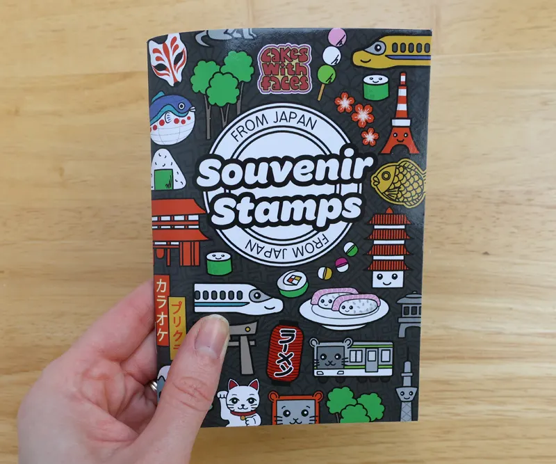 Souvenir Stamp Book: Japan Adventure - Cakes With Faces